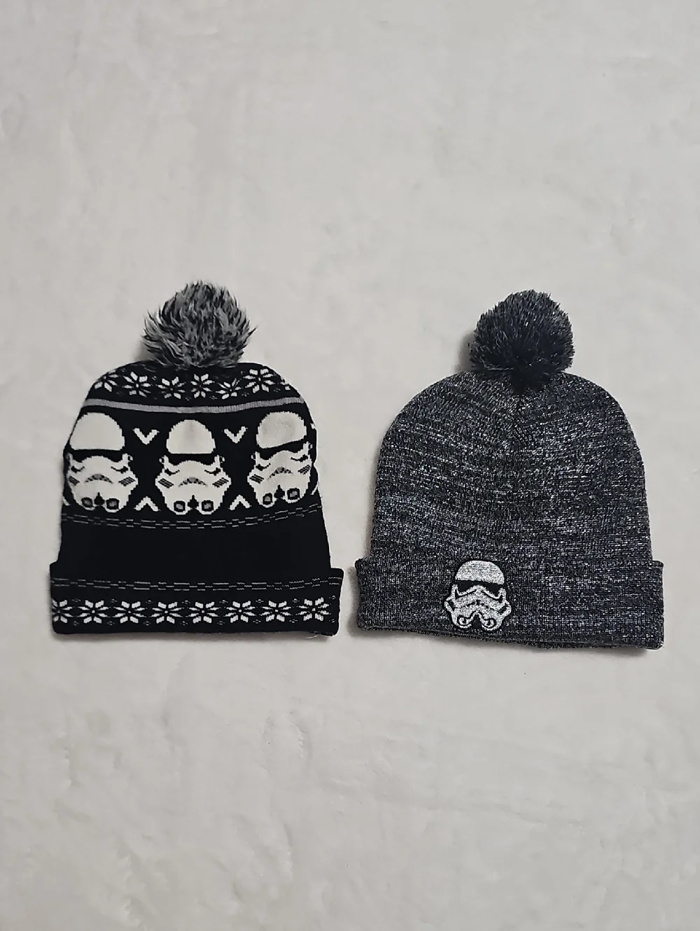 Star Wars Black‎ and Gray Stormtrooper Knit Beanies